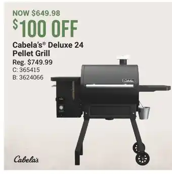 Cabela's Cabela's Deluxe 24 Pellet Grill offer