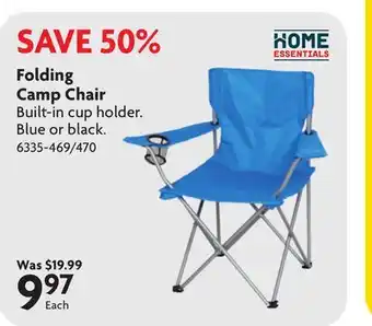 Home Hardware Folding Camp Chair offer