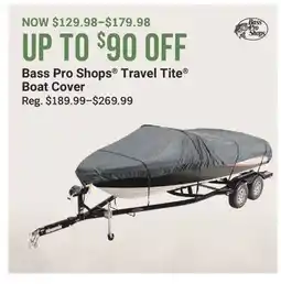 Cabela's Bass Pro Shops Travel Tite Boat Cover offer