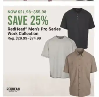 Cabela's RedHead Men's Pro Series Work Collection offer