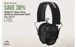 Cabela's Walker's Razor Grey Multicam Electronic Muff offer