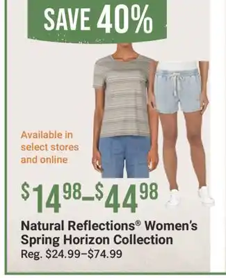 Cabela's Natural Reflections Women's Spring Horizon Collection offer