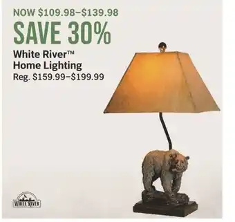 Cabela's White River Home Lighting offer