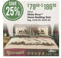 Cabela's Select White River Home Bedding Sets offer