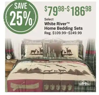 Cabela's Select White River Home Bedding Sets offer