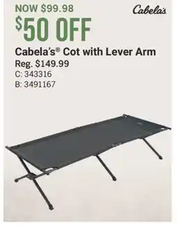 Cabela's Cabela's Cot with Lever Arm offer