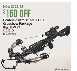 Cabela's CenterPoint Sniper XT390 Crossbow Package offer