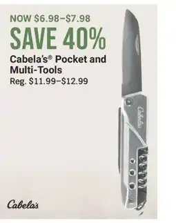Cabela's Cabela's Pocket and Multi-Tools offer