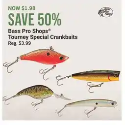 Cabela's Bass Pro Shops Tourney Special Crankbaits offer