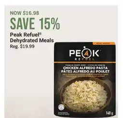 Cabela's Peak Refuel Dehydrated Meals offer
