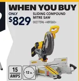 RONA SLIDING COMPOUND MITRE SAW offer