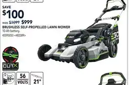 RONA BRUSHLESS SELF-PROPELLED LAWN MOWER offer