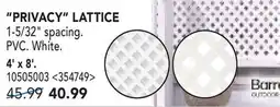 RONA PRIVACY LATTICE 4' x 8' offer