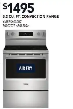 RONA MAYTAG 5.3 CU. FT. CONVECTION RANGE offer