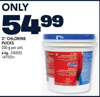 RONA 3 CHLORINE PUCKS 6-kg offer