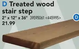 RONA Treated wood stair step 2 x 12 x 36 offer