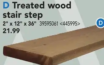 RONA Treated wood stair step 2 x 12 x 36 offer