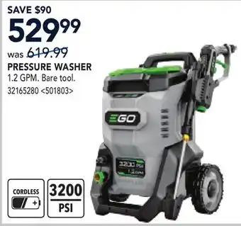RONA PRESSURE WASHER offer
