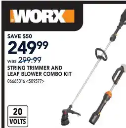 RONA STRING TRIMMER AND LEAF BLOWER COMBO KIT offer