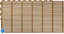 RONA 3/4 x 4' x 8' Treated Wood and Cedar Lattices offer