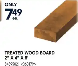 RONA TREATED WOOD BOARD 2 X 4 X 8' offer