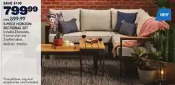 RONA 5-PIECE HORIZON SECTIONAL SET offer