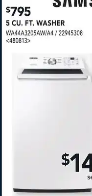 RONA SAMSUNG 5 CU. FT. WASHER offer