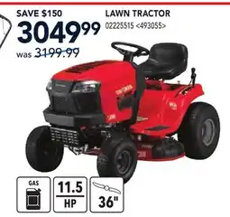RONA CRAFTSMAN LAWN TRACTOR offer