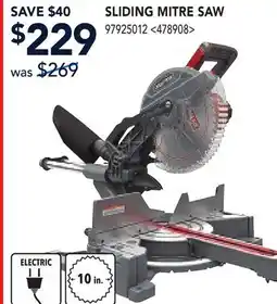 RONA SLIDING MITRE SAW offer