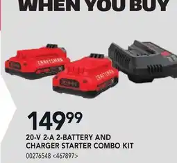 RONA 20-V 2-A 2-Battery And Charger Starter Combo Kit offer