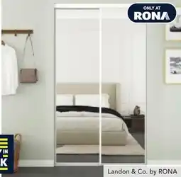 RONA LANDON & CO. 48 sliding closet mirror doors offer