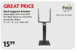 Home Hardware Deck Support Bracket offer