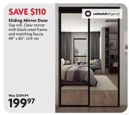Home Hardware Sliding Mirror Door offer