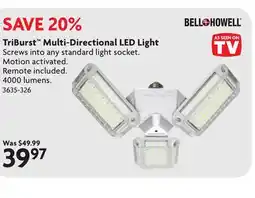Home Hardware TriBurst Multi-Directional LED Light offer