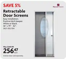 Home Hardware Retractable Door Screens offer