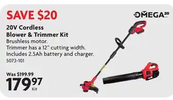 Home Hardware 20V Cordless Blower & Trimmer Kit offer