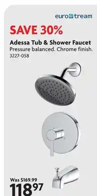 Home Hardware Adessa tub and shower faucet offer