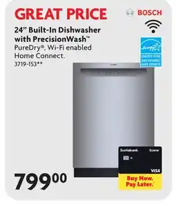 Home Hardware 24 Built-In Dishwasher with PrecisionWash offer
