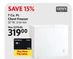 Home Hardware 7 Cu. Ft. Chest Freezer offer