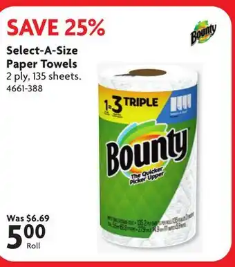 Home Hardware Select-A-Size Paper Towels offer