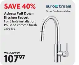 Home Hardware Adessa Single Handle Pull-Down Kitchen Faucet offer