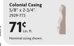 Home Hardware Primed MDF Moulding Colonial Casing offer