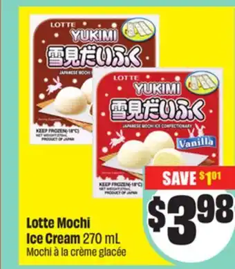 FreshCo Lotte Mochi Ice Cream 270 mL offer