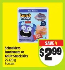 FreshCo Schneiders Lunchmate or Adult Snack Kits 75-120 g offer