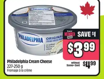 FreshCo Philadelphia Cream Cheese 227-250 g offer