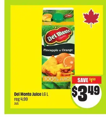 FreshCo Del Monte Juice 1.6L offer