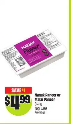 FreshCo Nanak Paneer or Malal Paneer 341 g offer