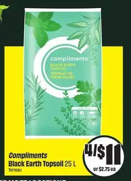 FreshCo Compliments Black earth Topsoil 25 L offer