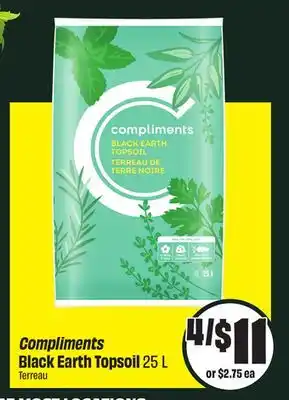 FreshCo Compliments Black earth Topsoil 25 L offer