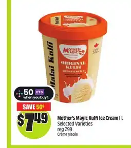 FreshCo Mother's Magic Kulfi Ice Cream 1 L Selected Varieties offer